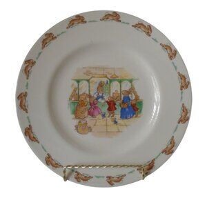 Royal Doulton 1936 Bunnykins 8" plate At The General Post Office Scene  3545